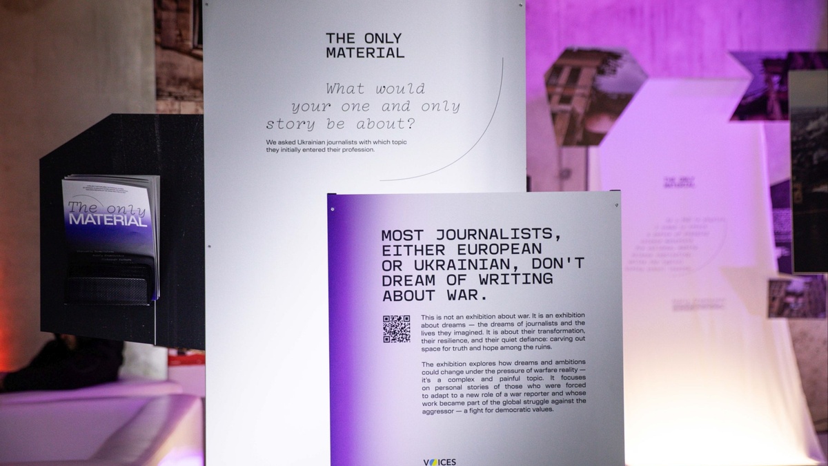 The Only Material.  Arbeit und Träume ukrainischer Journalist:innen
