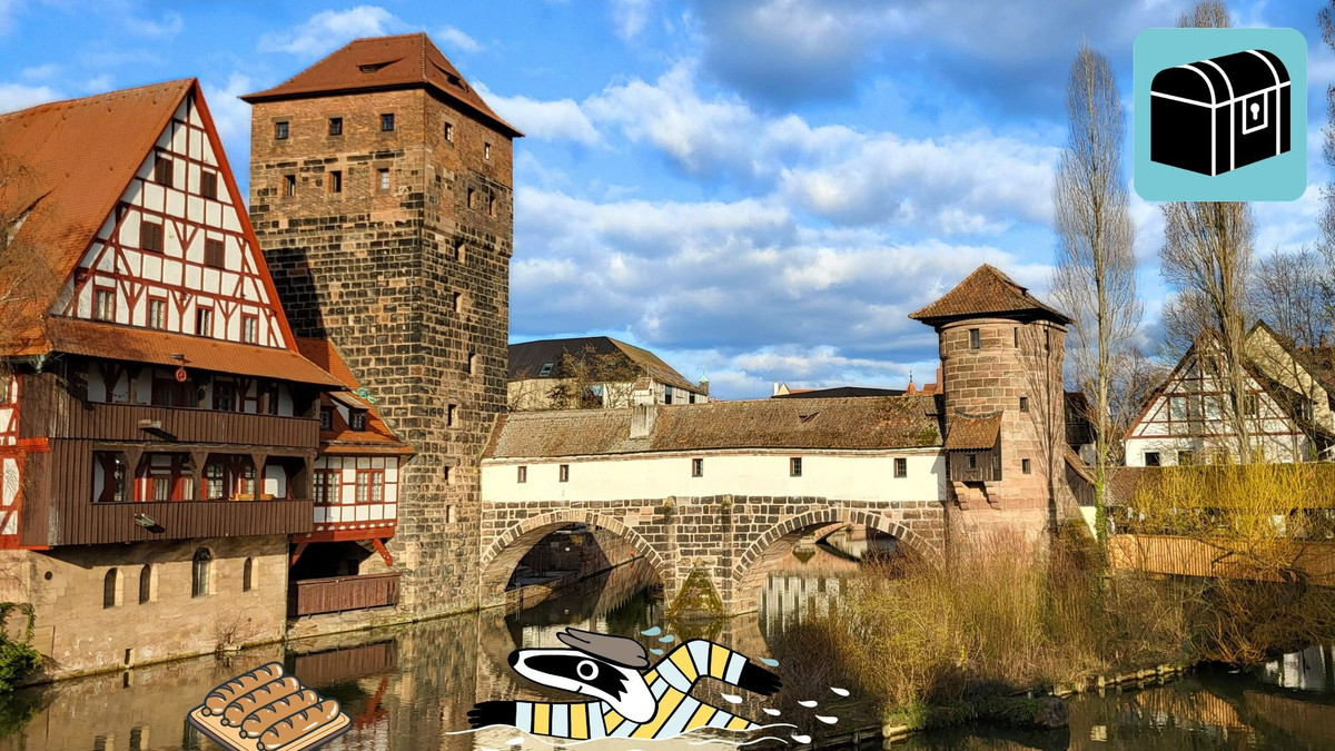 Titelbild der Veranstaltung Detektiv-Trail Nürnberg: Drachenalarm in der Bratwurststadt!