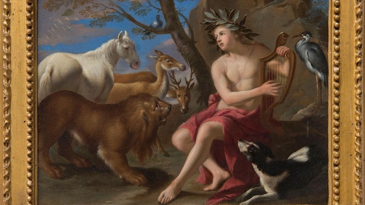 Orfeo, Euridice et la cetra
