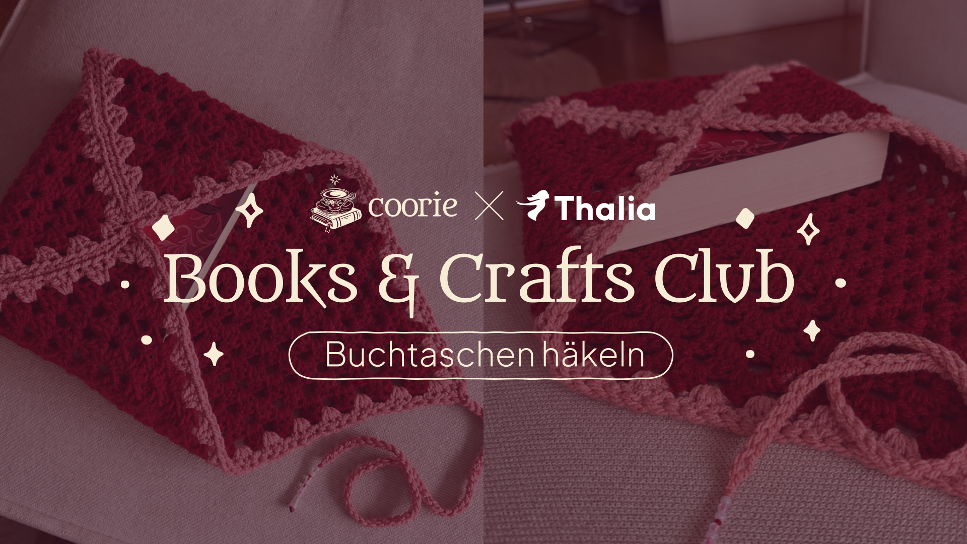 Books & Crafts Club - Buchtaschen häkeln 🧶