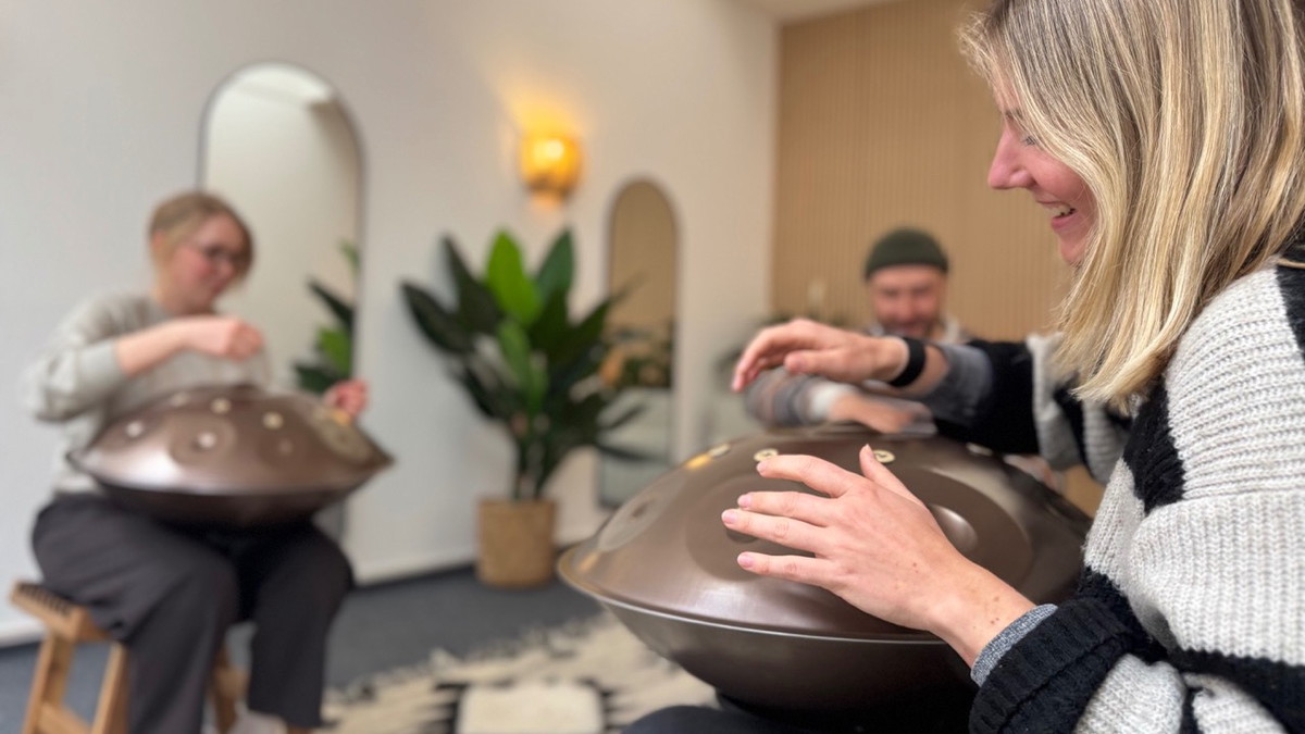 Handpan Schnupper-Workshop: Handpan lernen in gemütlicher Atmosphäre im wohl.klang Studio Hannover
