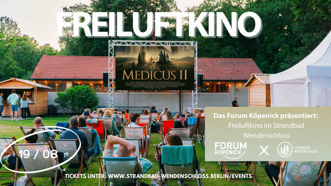 Freiluftkino im Strandbad: Der Medicus 2