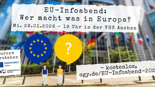 EU-Infoabend: Was man über Europa wissen muss.