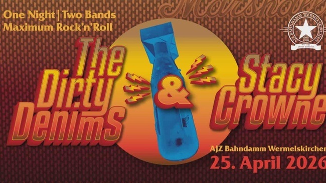 The Dirty Denims (Hard Rock - NL) + Stacy Crowne (Action Rock)