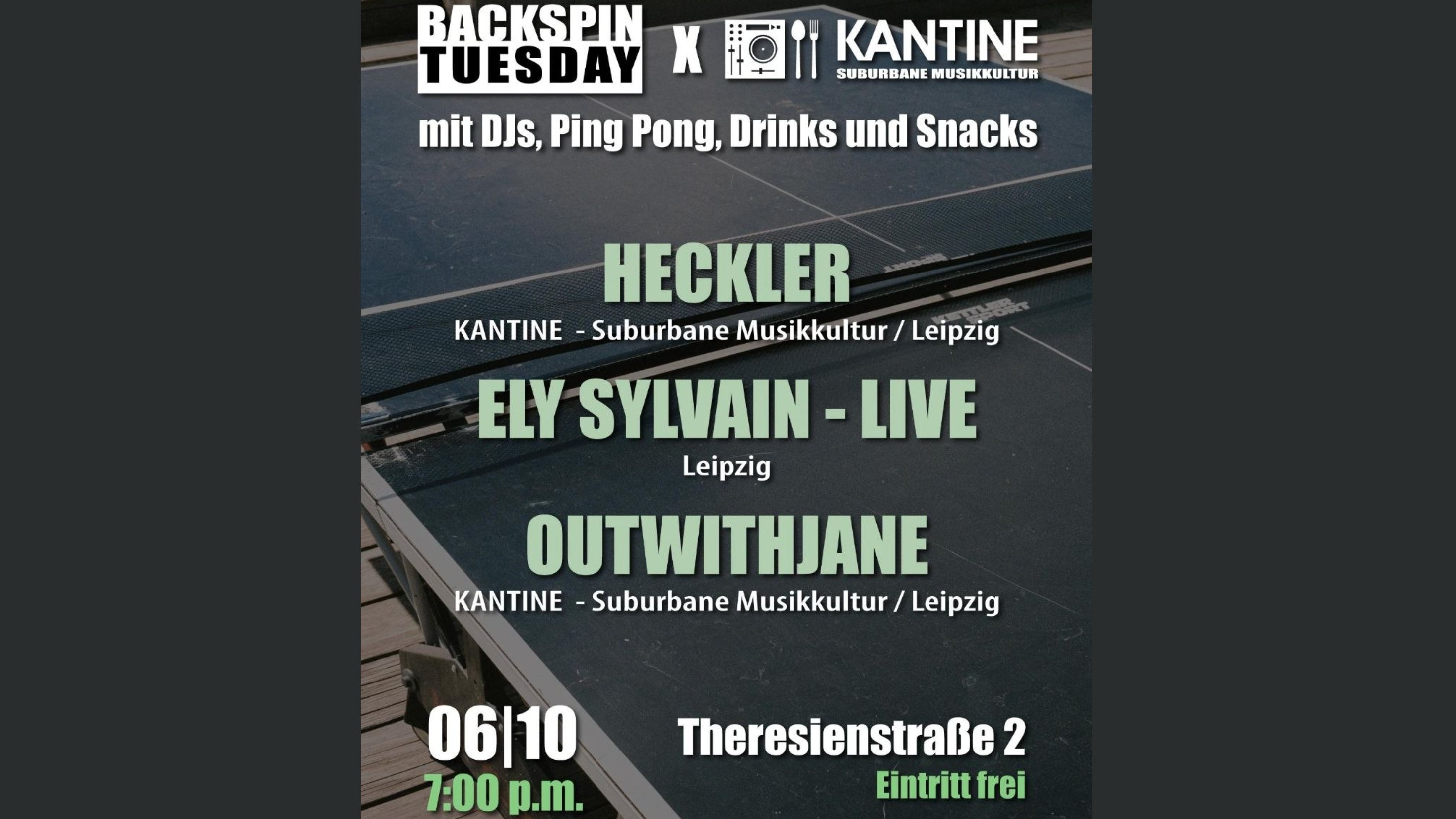 Backspin Tuesday x KANTINE