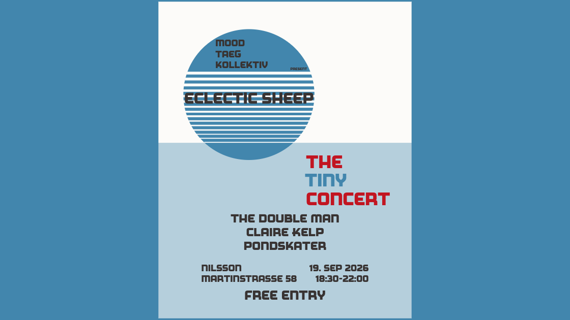 Titelbild der Veranstaltung Eclectic Sheep Tiny Concert