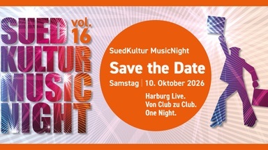 16. Suedkultur-MusicNight 2026 mit: Anemone (NL) , Asteroid Kane (Berlin), The Panitbox (HH) & Sweet Cougar Dreams (HH)