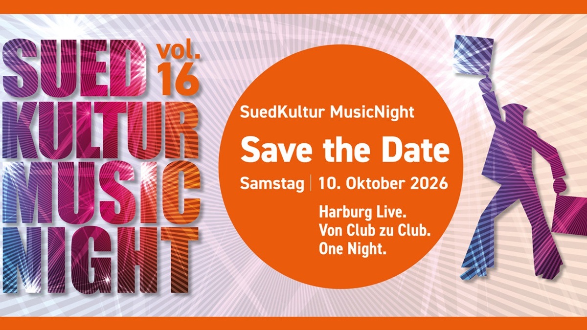 16. Suedkultur-MusicNight 2026 mit: Anemone (NL) , Asteroid Kane (Berlin), The Panitbox (HH) & Sweet Cougar Dreams (HH)
