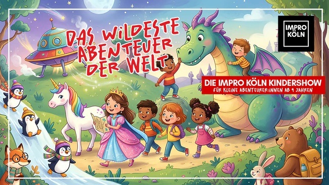 Das wildeste Abenteuer der Welt - die Impro Köln Kindershow!