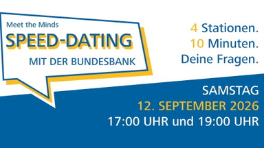 Meet the Minds-Speeddating mit der Bundesbank
