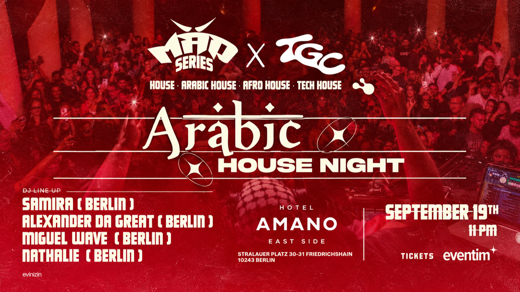 Arabic House Night - Mad Series x TGC