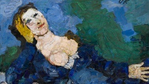 FRAU IN BLAU. Oskar Kokoschka und Alma Mahler