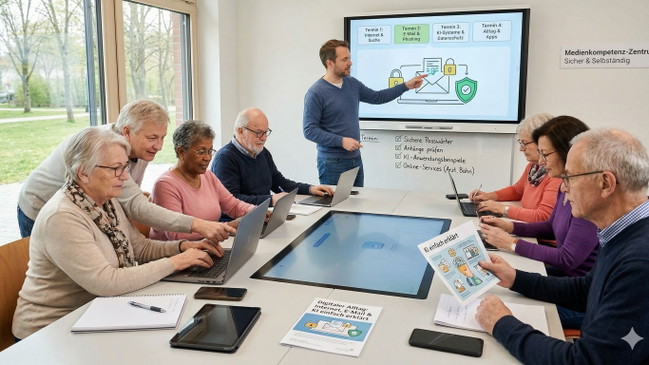 Digitaler Alltag einfach erklärt für Senior*innen. 3. Modul - KI verstehen und ausprobieren