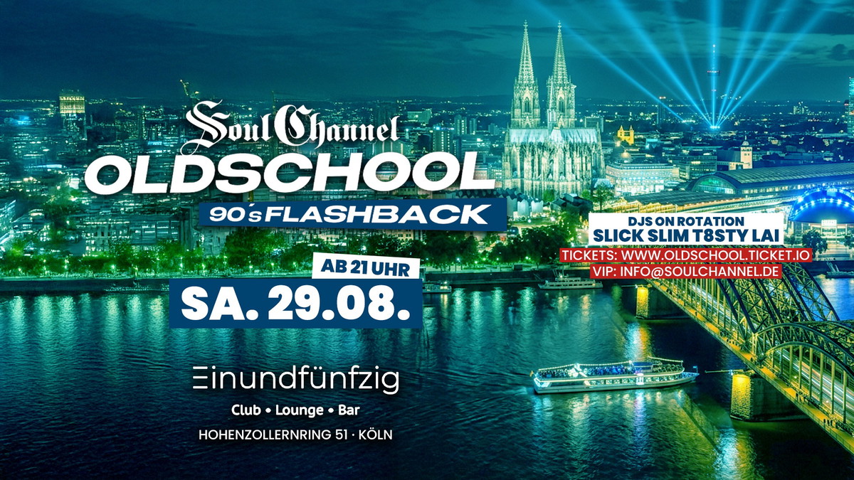 Titelbild der Veranstaltung Old School Night @Club 51 Cologne