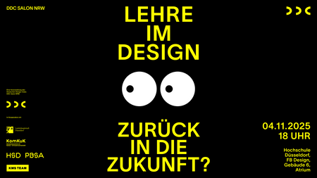 DDC Salon NRW: „Lehre im Design. Zurück in die Zukunft?“