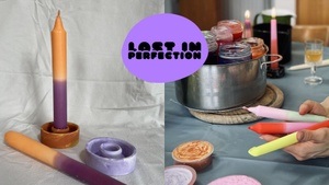 RAYSIN Kerzenständer gießen & Dip Dye Kerzen färben