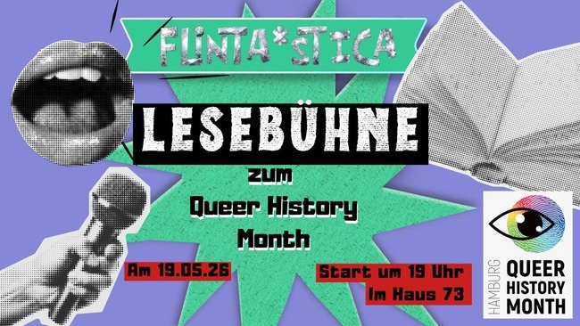 FLINTA*STICA: Lesebühne zum Queer History Month