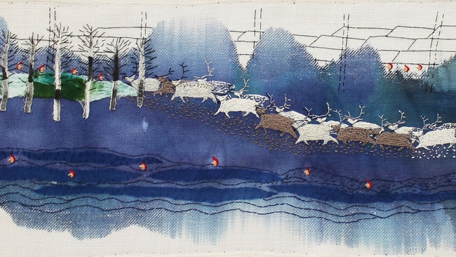 Künstlerinnengespräch - Britta Marakatt-Labba - Stitched Tracks