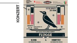 FLÜGGE – Das lokale Newcomer-Format im Bollwerk 107