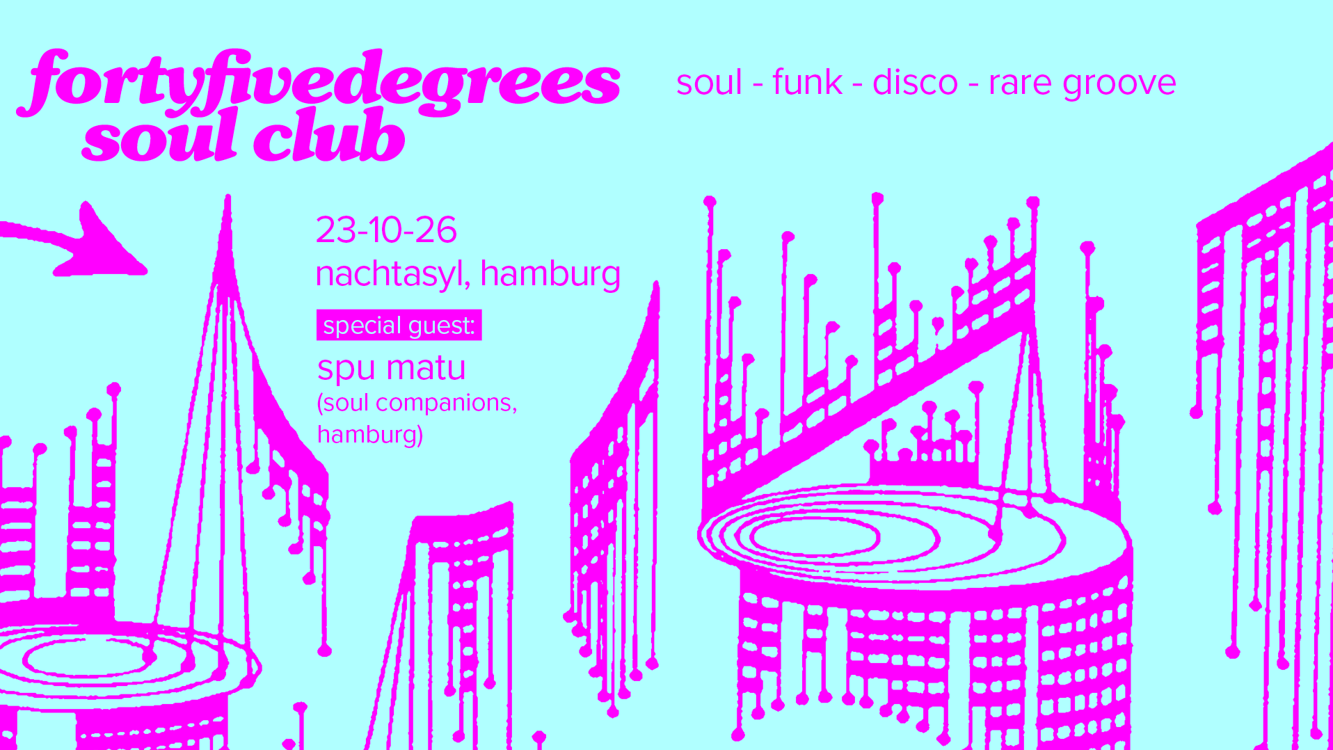 45° Degrees Soul Club —— w/Spu Matu