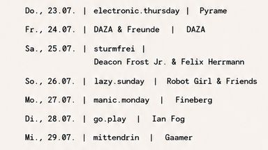 electronic.thursday mit Pyrame