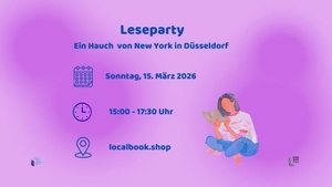 Leseparty: Ein Hauch von New York in Düsseldorf