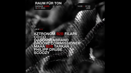 Raum für Ton w/ DJ Sonnenbrand, Philipp Drube, co:co