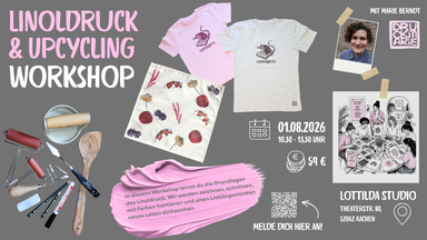 Linoldruck & Upcycling