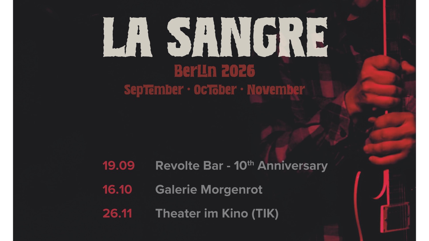 La Sangre in Friedrichshain (tbc)