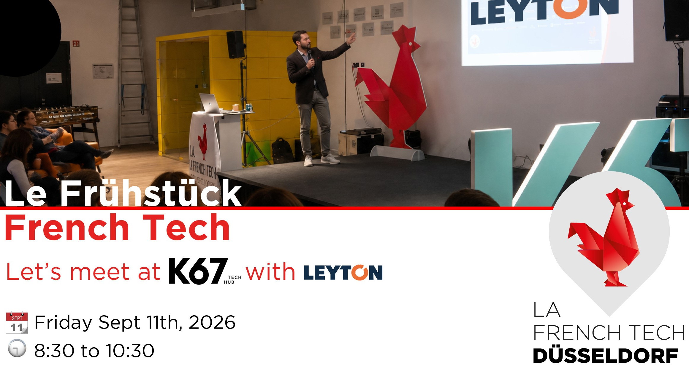 Le Frühstück French Tech mit Leyton bei K67
