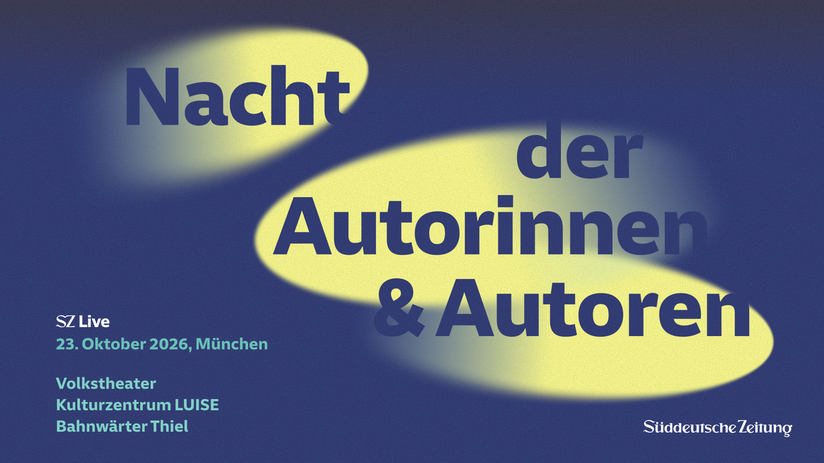 Titelbild der Veranstaltung Nacht der Autorinnen und Autoren der Süddeutschen Zeitung