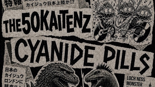 Cyanide Pills (UK) & 50 Kaitenz (Japan)