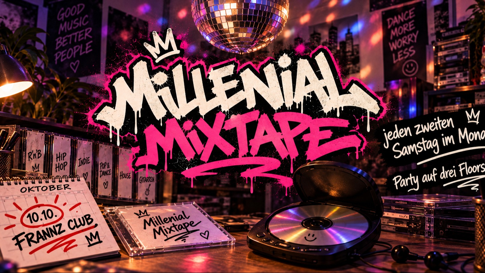 Millenial Mixtape - Das Revival der Nullerjahre auf 3 Floors!-