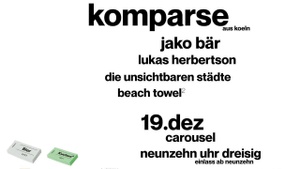 komparse | jako bär | lukas herbertson | beach towel | die unsichtbaren Städte