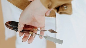 Struktur & Farbe – Arbeiten mit Spachtel