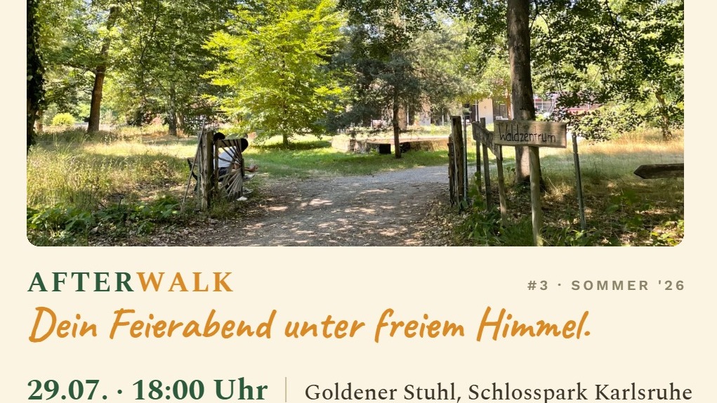 AfterWALK. Dein Feierabend unter freiem Himmel.