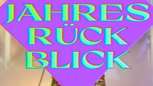 Der große Jahresrückblick