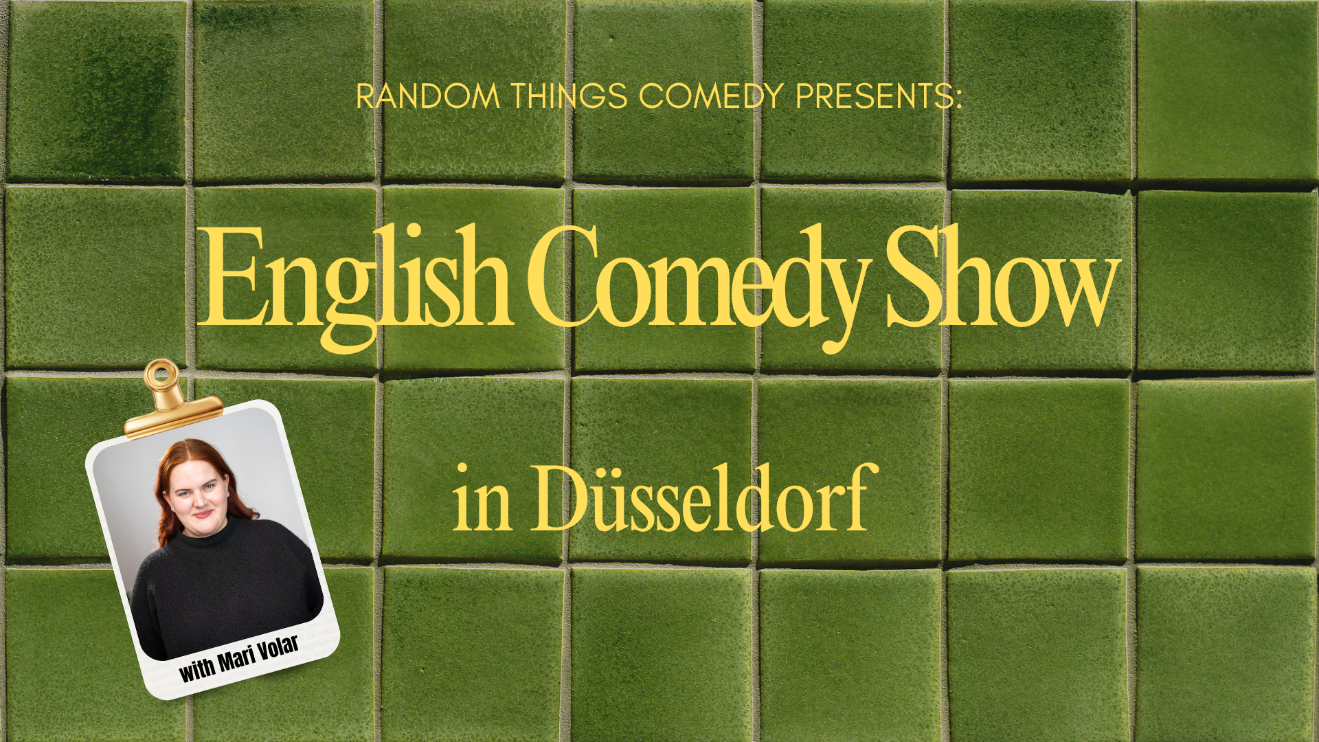 English Comedy Show in Düsseldorf | Open Mic