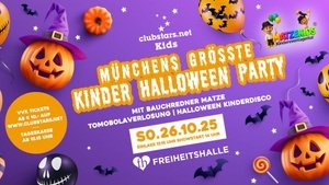 Münchens größte Kinder Halloween Party mit Bauchredner Matze, Tombola & Disco I Freiheitshalle SONNTAG 26.10. Einlass ab 13.15 Uhr I Showstart 14 Uhr