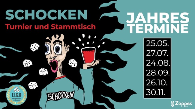 All Stars Schocken im Zappes - Turnier & Stammtisch