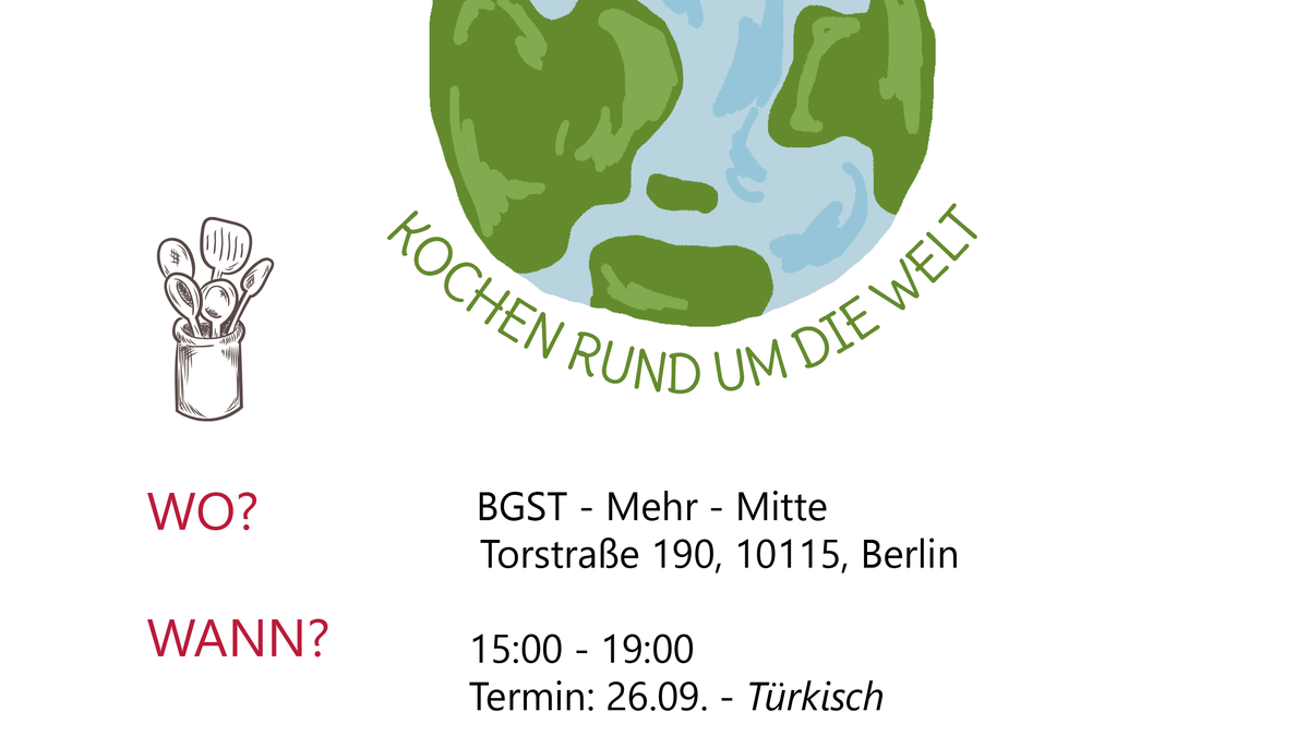 Titelbild der Veranstaltung Kochen rund um die Welt - Türkisch