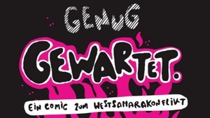 Genug gewartet - Comic-Lesung zur Finissage »50 Jahre Besatzung der Westsahara - 50 Jahre Widerstand«