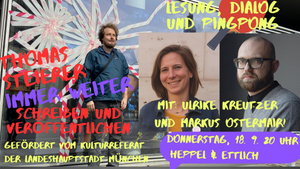 IMMER WEITER Schreiben und Veröffentlichen - Lesung, Dialog und PingPong