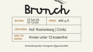 Hof Brunch - Gaumenfete