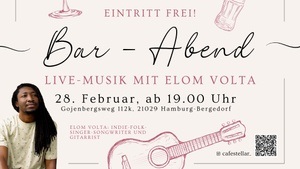 Live-Musik mit Elom Volta / Bar-Abend