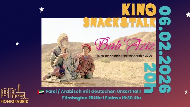 Kino, Snack & Talk: Bab’Aziz