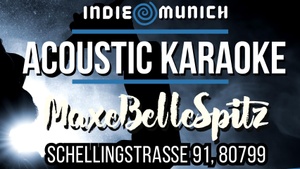 Indie acoustic Karaoke mit Live Sound!