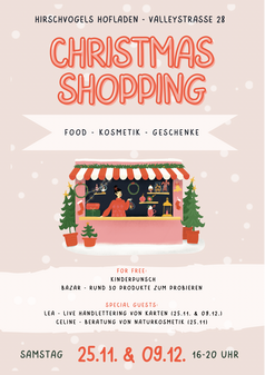 CHRISTMAS SHOPPING  - Food | Naturkosmetik | Geschenke | Handlettering | Bazar