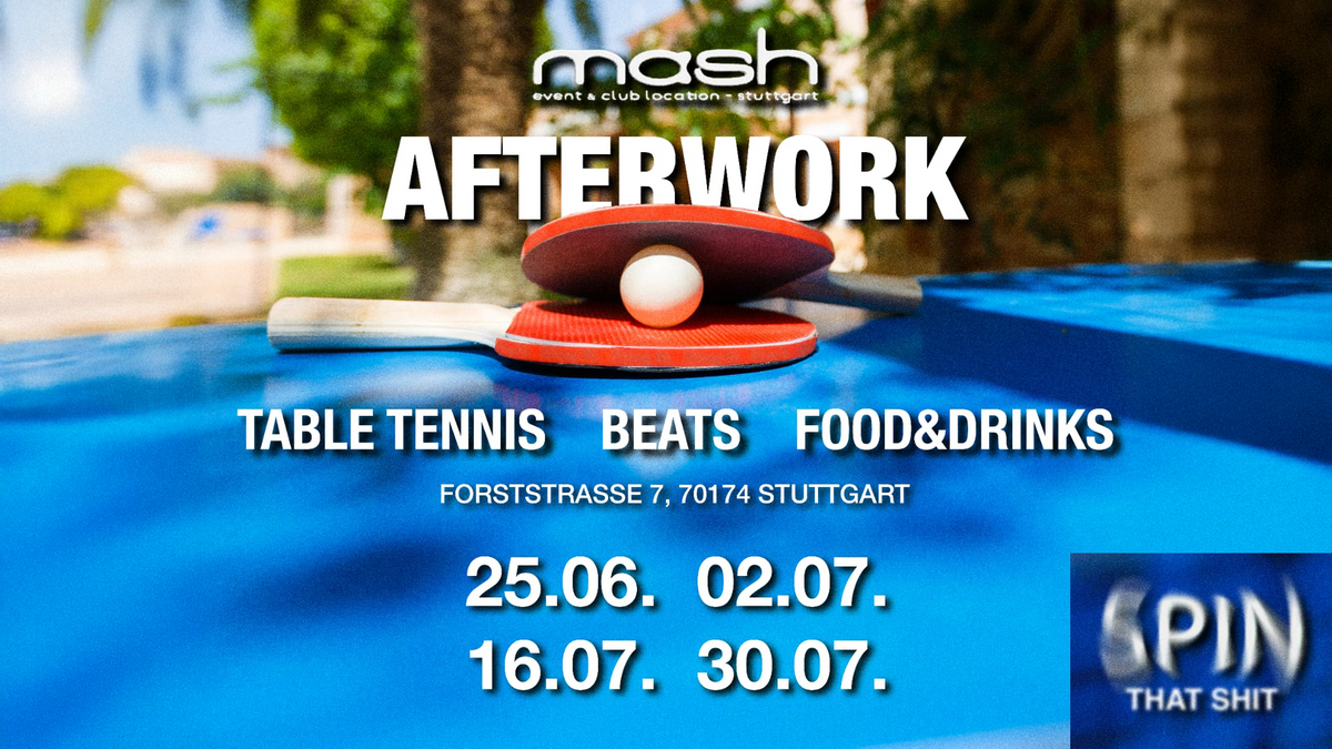 SPIN THAT SHIT – Tischtennis, Beats & Drinks 🏓