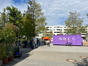 Halle 2 Pop-up-Container auf dem Viktualienmarkt: Verkauf & Annahme von Gebrauchtware